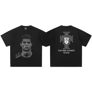 Camiseta CR7 negra